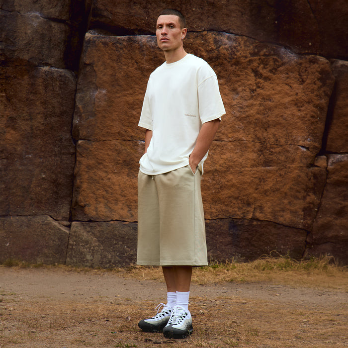 Spray Washed Longline Short | Stone