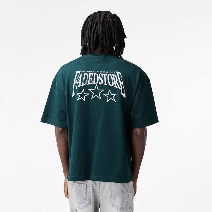 Stars T-Shirt | Forest Green