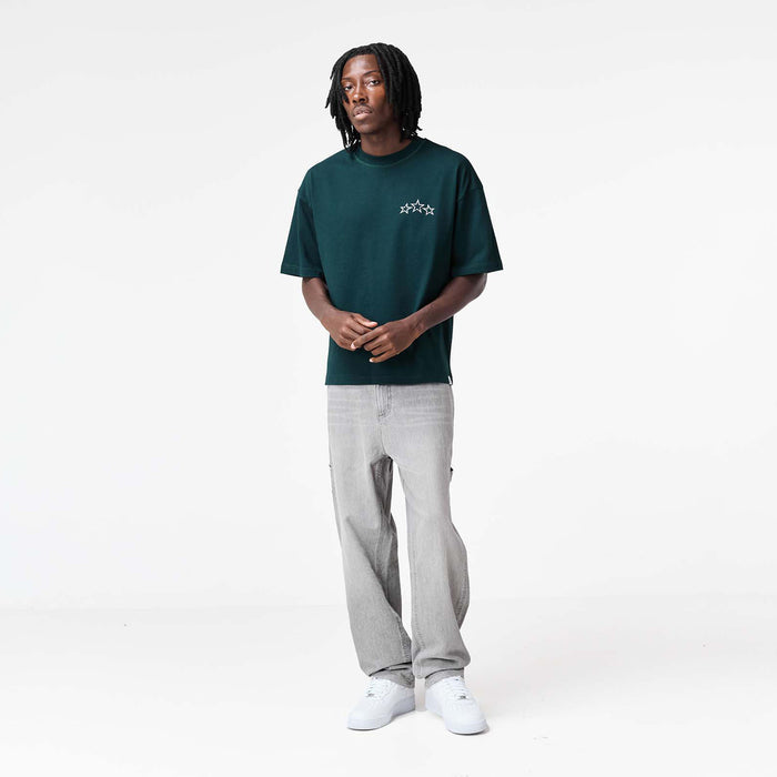 Stars T-Shirt | Forest Green