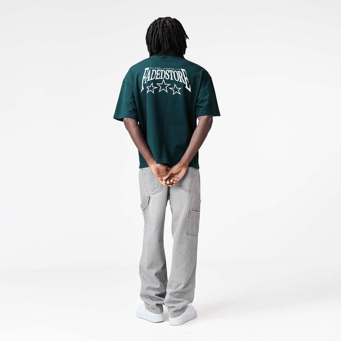 Stars T-Shirt | Forest Green