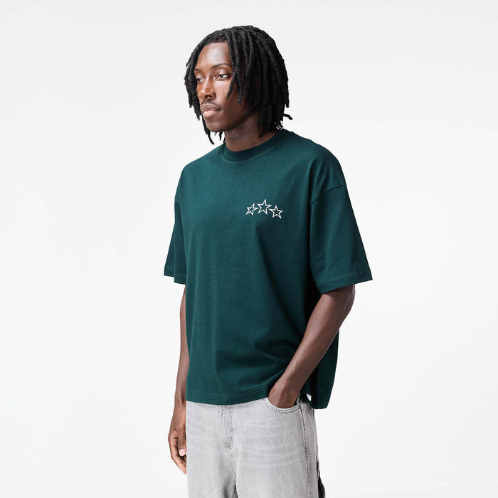 Stars T-Shirt | Forest Green
