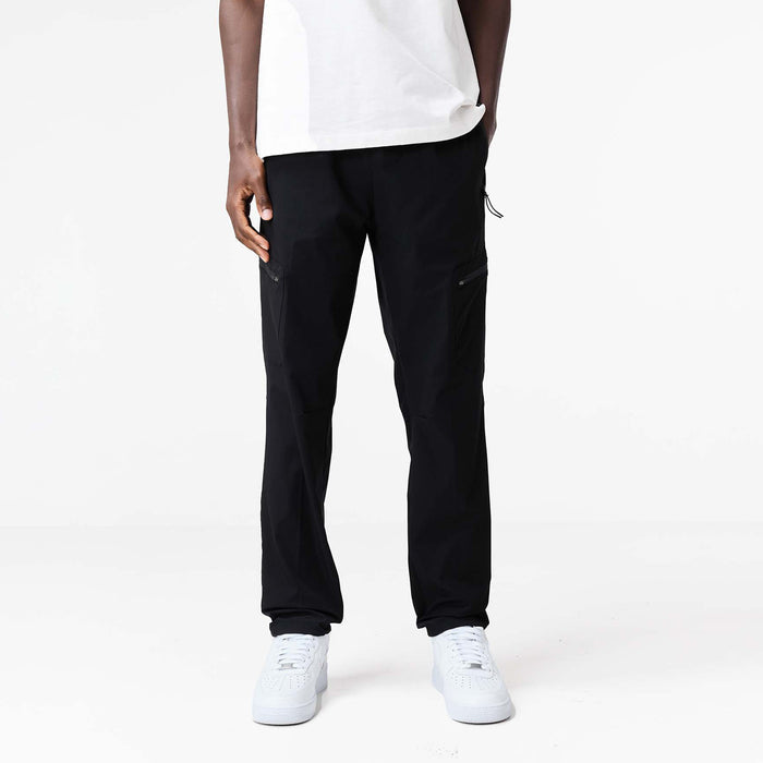 Stretch Tech Open Hem Cargo Pant | Black
