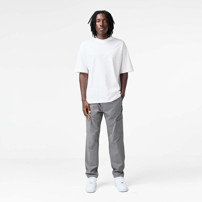 Stretch Tech Open Hem Cargo Pant | Mid Grey