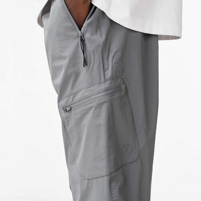 Stretch Tech Open Hem Cargo Pant | Mid Grey