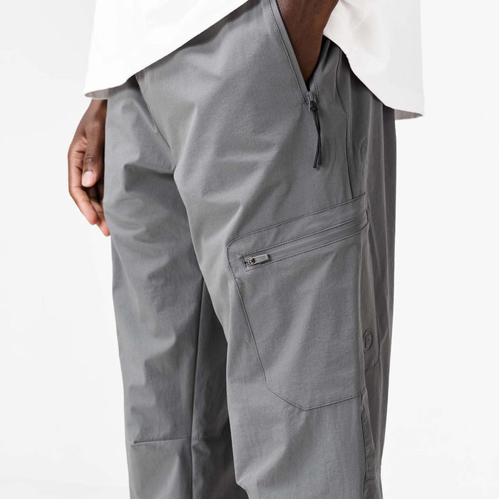 Stretch Tech Open Hem Cargo Pant | Mid Grey