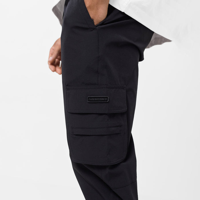 Technical Stretch Cargo Pant | Black