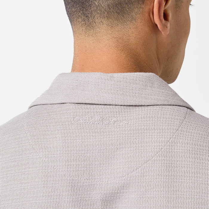 Tonal Knitted Shirt | Sand