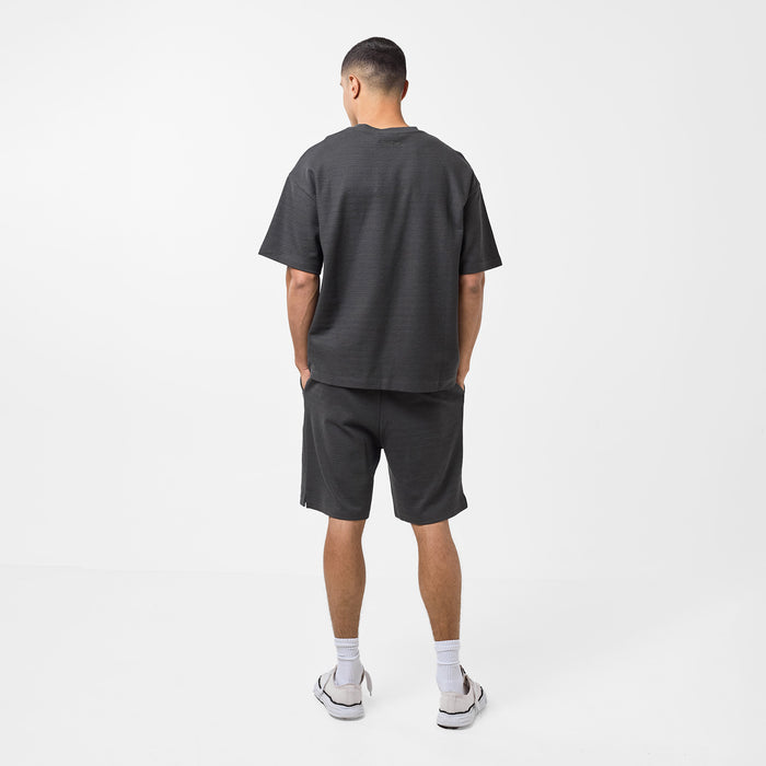 Tonal Knitted Short | Black