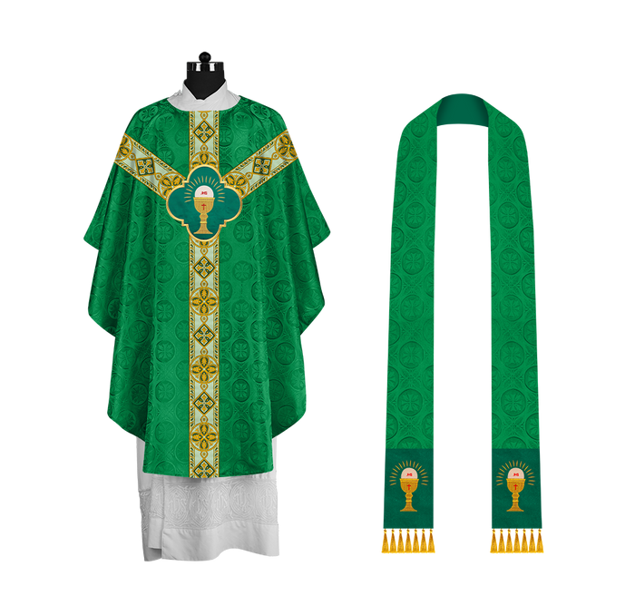 Damask / Chalice / Green