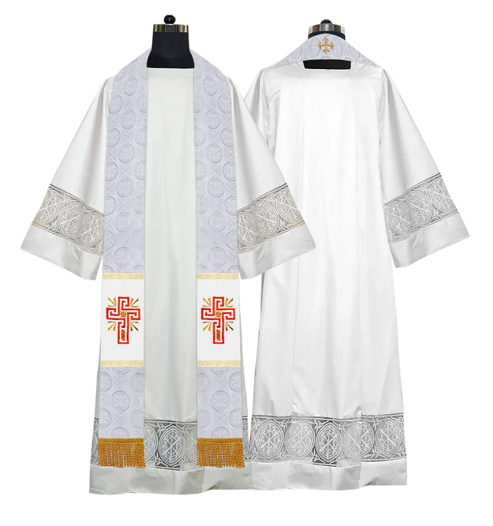 Bottom Motif / Glory Cross / White