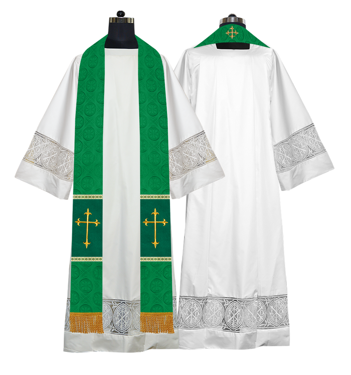 Bottom Motif / Western Cross / Green