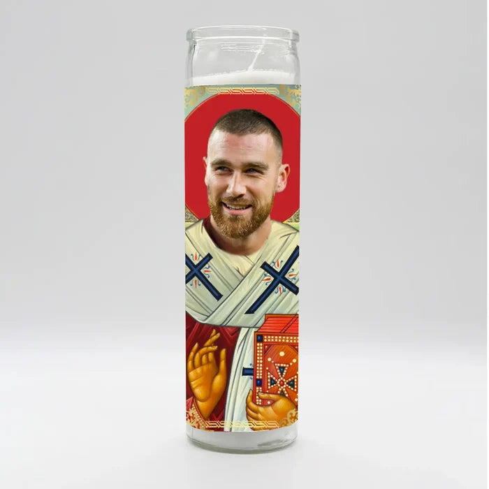 Travis Kelce Prayer Candle
