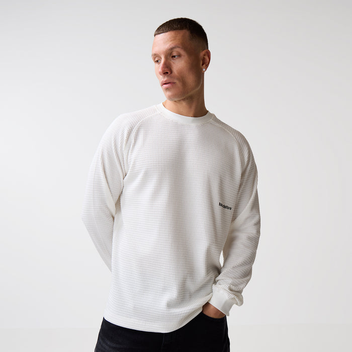 Under Development Long Sleeve Waffle T-Shirt | Chalk