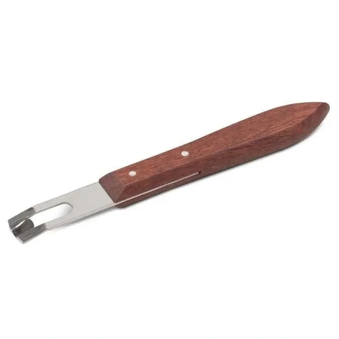 Victorinox Decorator / Channel Knife with stainless steel blade and wooden handle.