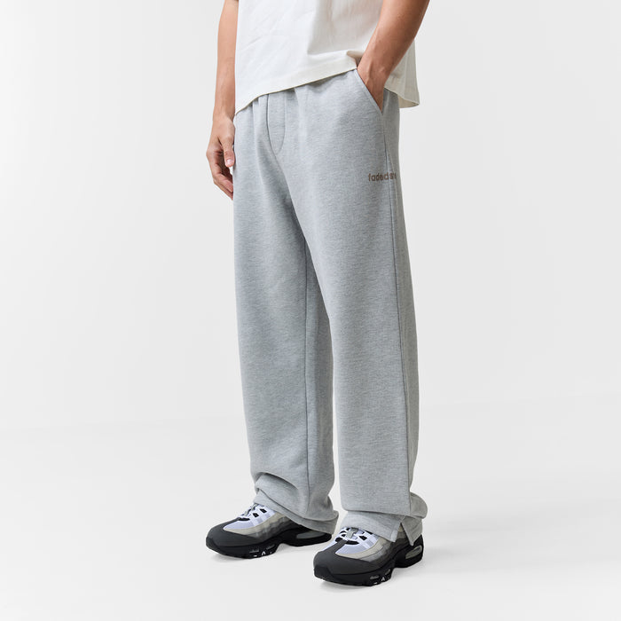 Wide Leg Jogger | Grey Marl