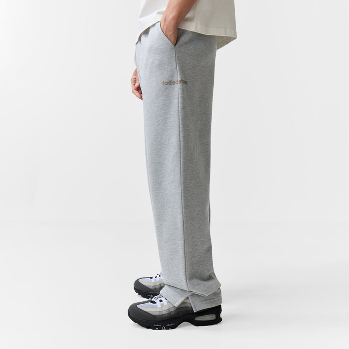 Wide Leg Jogger | Grey Marl