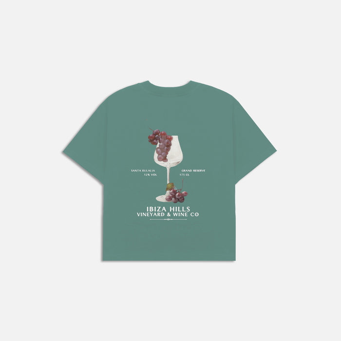 Wine Co T-Shirt | Washed Green