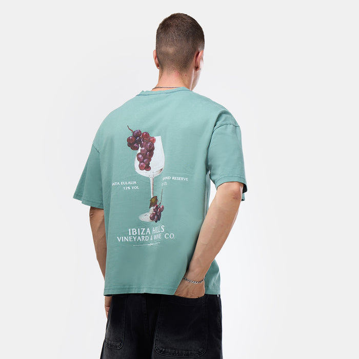 Wine Co T-Shirt | Washed Green
