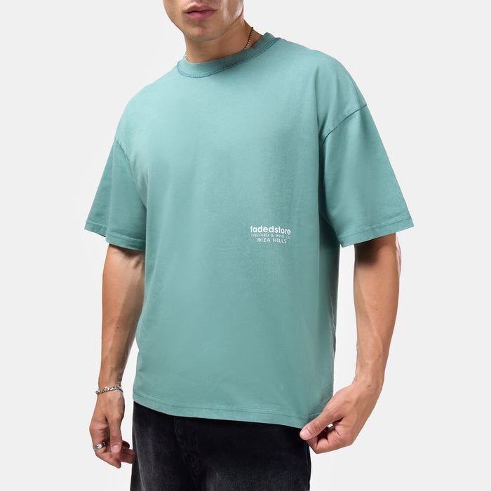 Wine Co T-Shirt | Washed Green