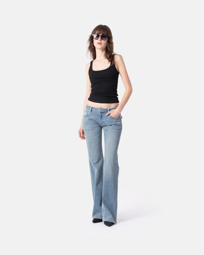 WMNBLU03 Low Waist Bootcut