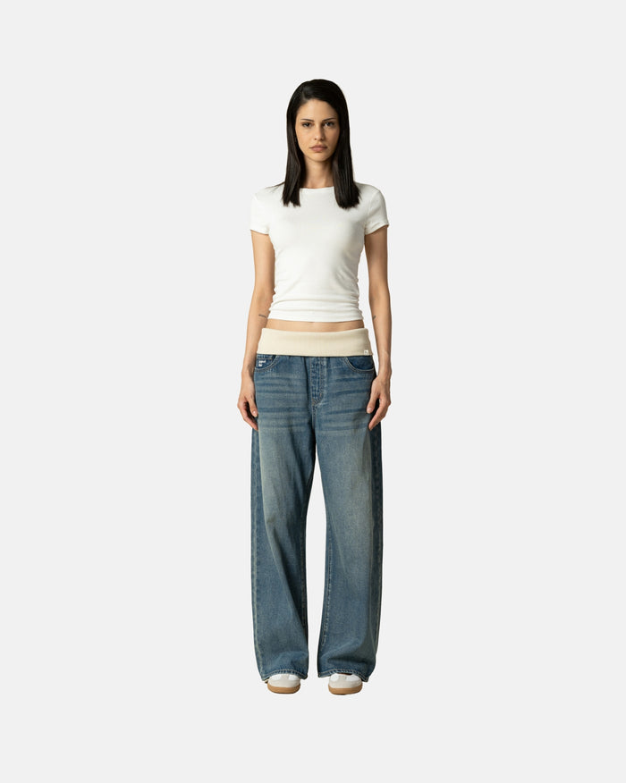 WMNBLU05 Folded Rib Wide