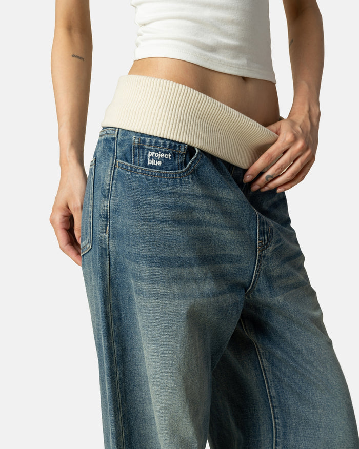 WMNBLU05 Folded Rib Wide