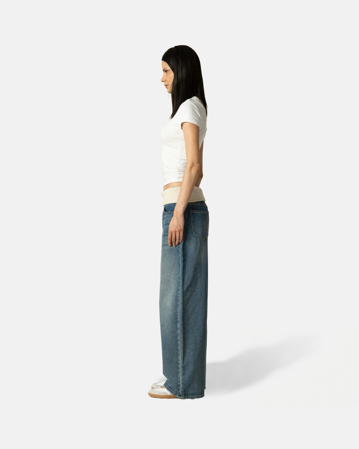 WMNBLU05 Folded Rib Wide