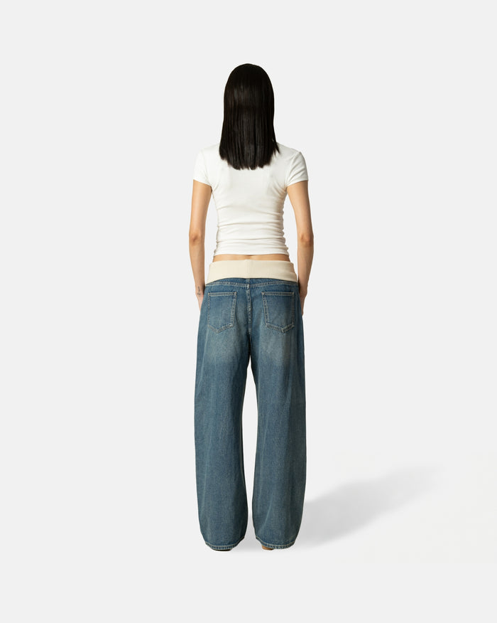 WMNBLU05 Folded Rib Wide