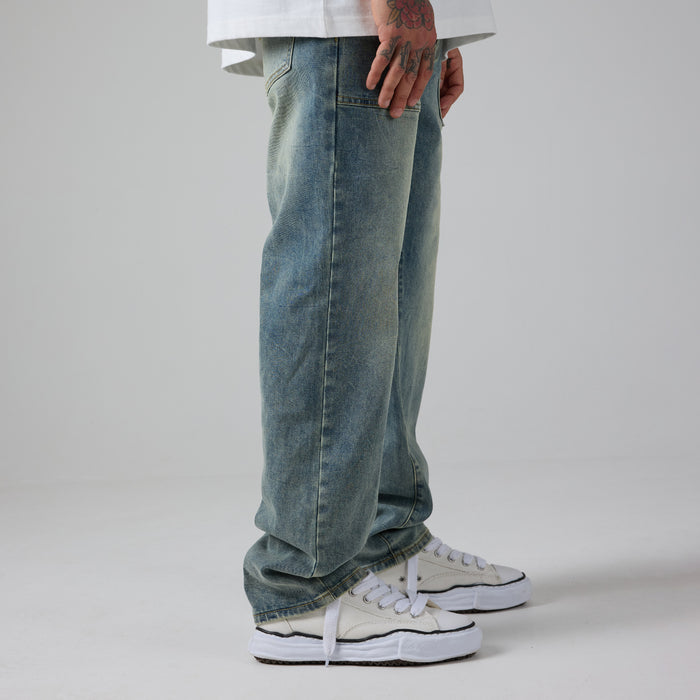 Worker Jean | Washed Blue